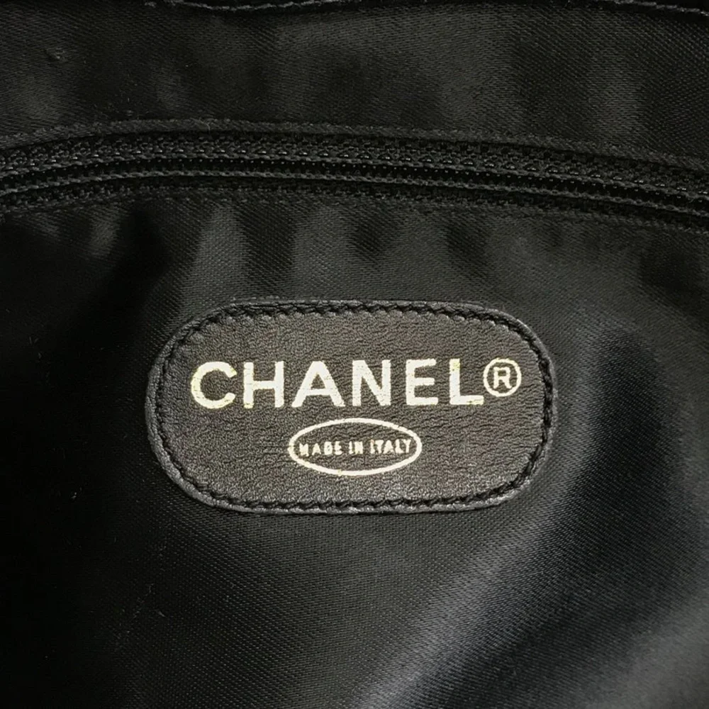 Authentic CHANEL jumbo black caviar leather supermodel large shipping tote